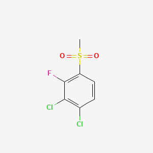 1,2-Dichloro-3-fluoro-4-(methylsulfonyl)benzene