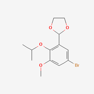 2-(5-Bromo-2-isopropoxy-3-methoxyphenyl)-1,3-dioxolane