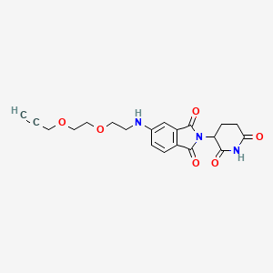 Pomalidomide-5'-PEG2-propargyl