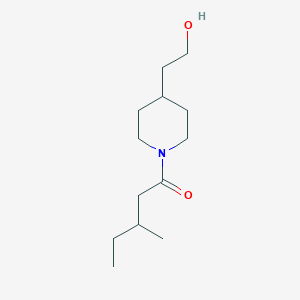 1-(4-(2-Hydroxyethyl)piperidin-1-yl)-3-methylpentan-1-one