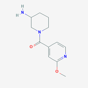 molecular formula C12H17N3O2 B1476174 (3-Aminopiperidin-1-yl)(2-methoxypyridin-4-yl)methanone CAS No. 2097982-21-1