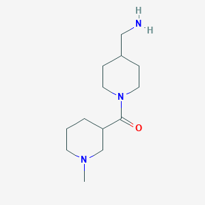 molecular formula C13H25N3O B1476183 (4-(氨甲基)哌啶-1-基)(1-甲基哌啶-3-基)甲酮 CAS No. 1590676-06-4