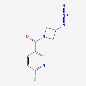 (3-Azidoazetidin-1-yl)(6-chloropyridin-3-yl)methanone