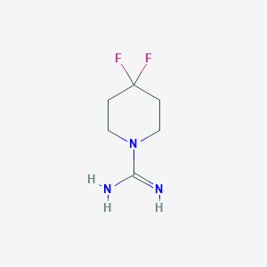 molecular formula C6H11F2N3 B1476198 4,4-二氟哌啶-1-甲酰胺 CAS No. 1323275-64-4