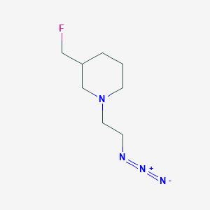 molecular formula C8H15FN4 B1476199 1-(2-Azidoethyl)-3-(fluoromethyl)piperidine CAS No. 2097992-61-3