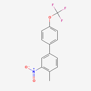 4-Methyl-3-nitro-4'-(trifluoromethoxy)-1,1'-biphenyl