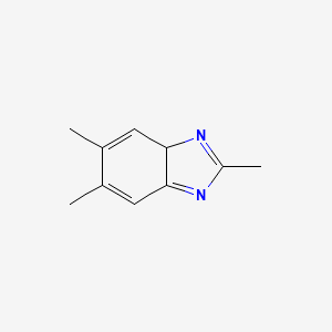 2,5,6-trimethyl-3aH-benzimidazole