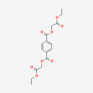 Bis(ethoxycarbonylmethyl) benzene-1,4-dicarboxylate