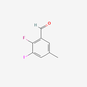 2-Fluoro-3-iodo-5-methylbenzaldehyde