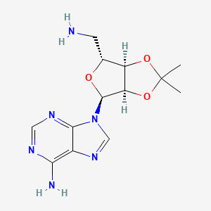 9-((3aR,4S,6R,6aR)-6-(Aminomethyl)-2,2-dimethyl-tetrahydrofuro[3,4-d][1,3]dioxol-4-yl)-9H-purin-6-amine