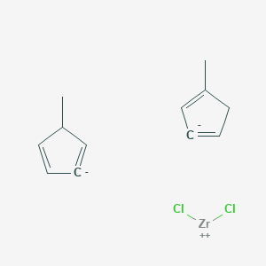 Dichlorozirconium(2+); 1-methylcyclopenta-1,3-diene; 5-methylcyclopenta-1,3-diene