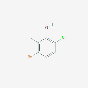 3-Bromo-6-chloro-2-methylphenol