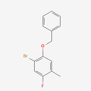 1-(Benzyloxy)-2-bromo-4-fluoro-5-methylbenzene