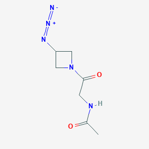 N-(2-(3-azidoazetidin-1-yl)-2-oxoethyl)acetamide
