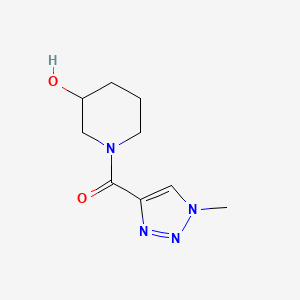 (3-hydroxypiperidin-1-yl)(1-methyl-1H-1,2,3-triazol-4-yl)methanone