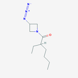 molecular formula C11H20N4O B1476217 1-(3-Azidoazetidin-1-yl)-2-ethylhexan-1-one CAS No. 2097977-73-4