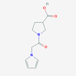 1-(2-(1H-pyrrol-1-yl)acetyl)pyrrolidine-3-carboxylic acid