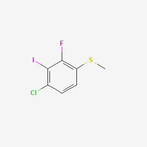 (4-Chloro-2-fluoro-3-iodophenyl)(methyl)sulfane