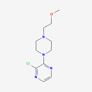 2-Chloro-3-(4-(2-methoxyethyl)piperazin-1-yl)pyrazine