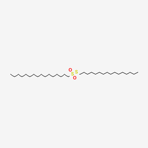 molecular formula C32H66O2S2 B14762273 S-Hexadecyl hexadecanethiosulfonate CAS No. 7559-44-6