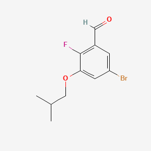 5-Bromo-2-fluoro-3-isobutoxybenzaldehyde