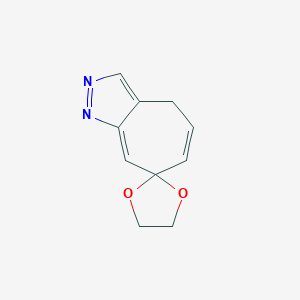 4H-Spiro[cyclohepta[c]pyrazole-7,2'-[1,3]dioxolane]