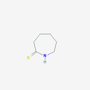 molecular formula C6H11NS B147623 Hexahydro-2H-azepine-2-thione CAS No. 7203-96-5