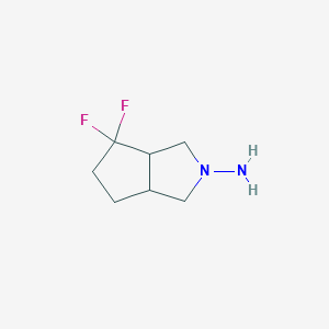 4,4-difluorohexahydrocyclopenta[c]pyrrol-2(1H)-amine