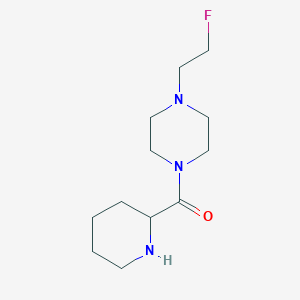molecular formula C12H22FN3O B1476243 (4-(2-Fluoroethyl)piperazin-1-yl)(piperidin-2-yl)methanone CAS No. 2097944-53-9
