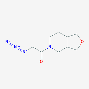 molecular formula C9H14N4O2 B1476245 2-叠氮代-1-(六氢呋喃[3,4-c]吡啶-5(3H)-基)乙烷-1-酮 CAS No. 2098089-76-8