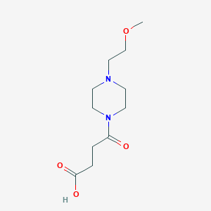 molecular formula C11H20N2O4 B1476251 4-(4-(2-Methoxyethyl)piperazin-1-yl)-4-oxobutanoic acid CAS No. 2098038-39-0