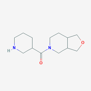 molecular formula C13H22N2O2 B1476266 (hexahydrofuro[3,4-c]pyridin-5(3H)-yl)(piperidin-3-yl)methanone CAS No. 2097992-63-5