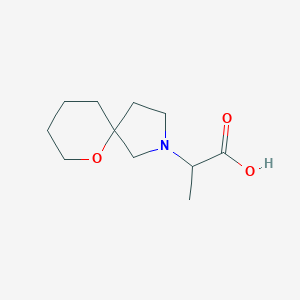 2-(6-Oxa-2-azaspiro[4.5]decan-2-yl)propanoic acid