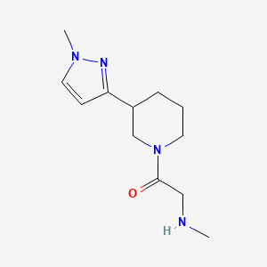 1-(3-(1-methyl-1H-pyrazol-3-yl)piperidin-1-yl)-2-(methylamino)ethan-1-one