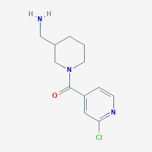 molecular formula C12H16ClN3O B1476301 (3-(Aminomethyl)piperidin-1-yl)(2-chloropyridin-4-yl)methanone CAS No. 2098081-82-2
