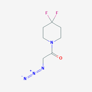 molecular formula C7H10F2N4O B1476305 2-Azido-1-(4,4-difluoropiperidin-1-yl)ethan-1-one CAS No. 2098011-74-4