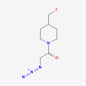 molecular formula C8H13FN4O B1476317 2-叠氮基-1-(4-(氟甲基)哌啶-1-基)乙烷-1-酮 CAS No. 2097979-04-7