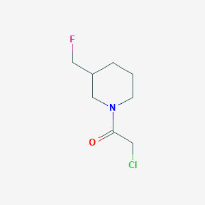 2-Chloro-1-(3-(fluoromethyl)piperidin-1-yl)ethan-1-one