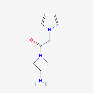 1-(3-aminoazetidin-1-yl)-2-(1H-pyrrol-1-yl)ethan-1-one