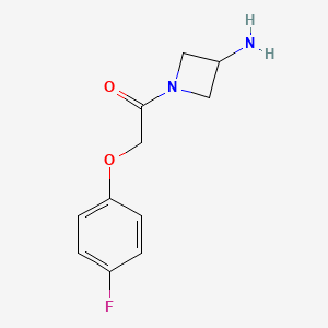 1-(3-Aminoazetidin-1-yl)-2-(4-fluorophenoxy)ethan-1-one