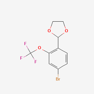 2-(4-Bromo-2-(trifluoromethoxy)phenyl)-1,3-dioxolane