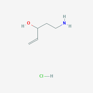 5-Aminopent-1-en-3-ol hydrochloride