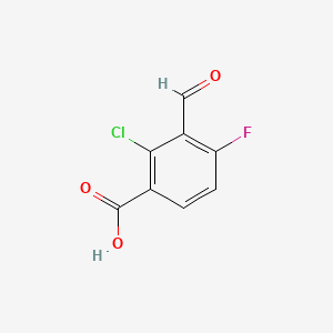 2-Chloro-4-fluoro-3-formylbenzoic acid