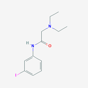 2-(diethylamino)-N-(3-iodophenyl)acetamide