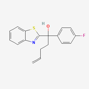 1-(Benzo[d]thiazol-2-yl)-1-(4-fluorophenyl)pent-4-en-1-ol