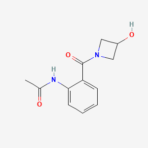 N-(2-(3-hydroxyazetidine-1-carbonyl)phenyl)acetamide