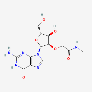 Guanosine, 2'-O-[2-(methylamino)-2-oxoethyl]-