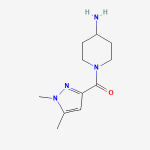 (4-aminopiperidin-1-yl)(1,5-dimethyl-1H-pyrazol-3-yl)methanone