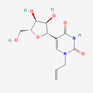 5-[(2S,3R,4S,5R)-3,4-dihydroxy-5-(hydroxymethyl)oxolan-2-yl]-1-prop-2-enylpyrimidine-2,4-dione