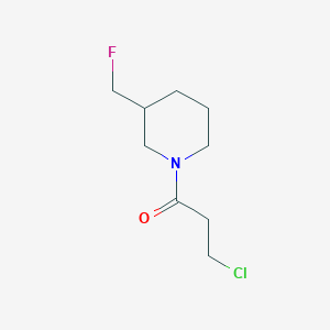 3-Chloro-1-(3-(fluoromethyl)piperidin-1-yl)propan-1-one